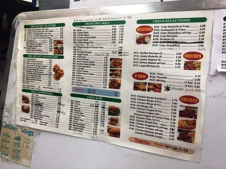 Orange Deli - Wilmington, DE menu_pic