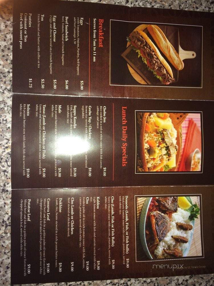 Bravo African Restaurant - East Bronx, NY menu_pic