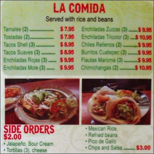 New Santa Ana - Brooklyn, NY menu_pic