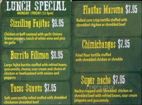New Santa Ana - Brooklyn, NY menu_pic