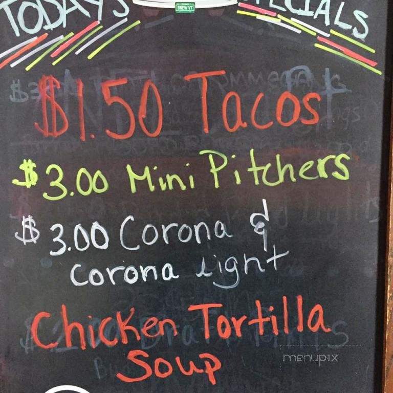 Pour House - Hamburg, NY menu_pic