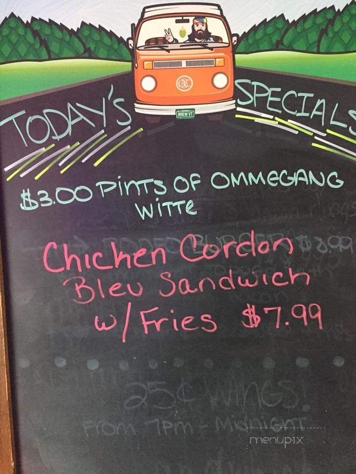 Pour House - Hamburg, NY menu_pic