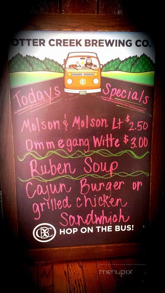 Pour House - Hamburg, NY menu_pic