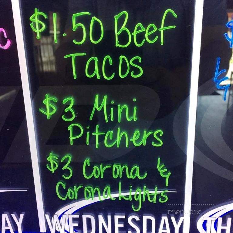 Pour House - Hamburg, NY menu_pic
