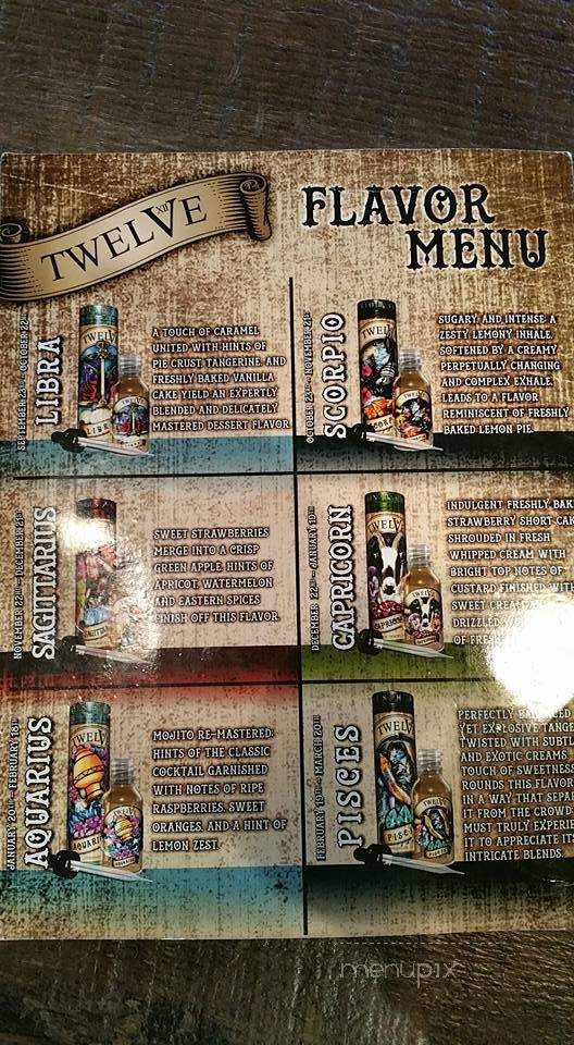 Erie Vapor Cabana - Erie, PA menu_pic