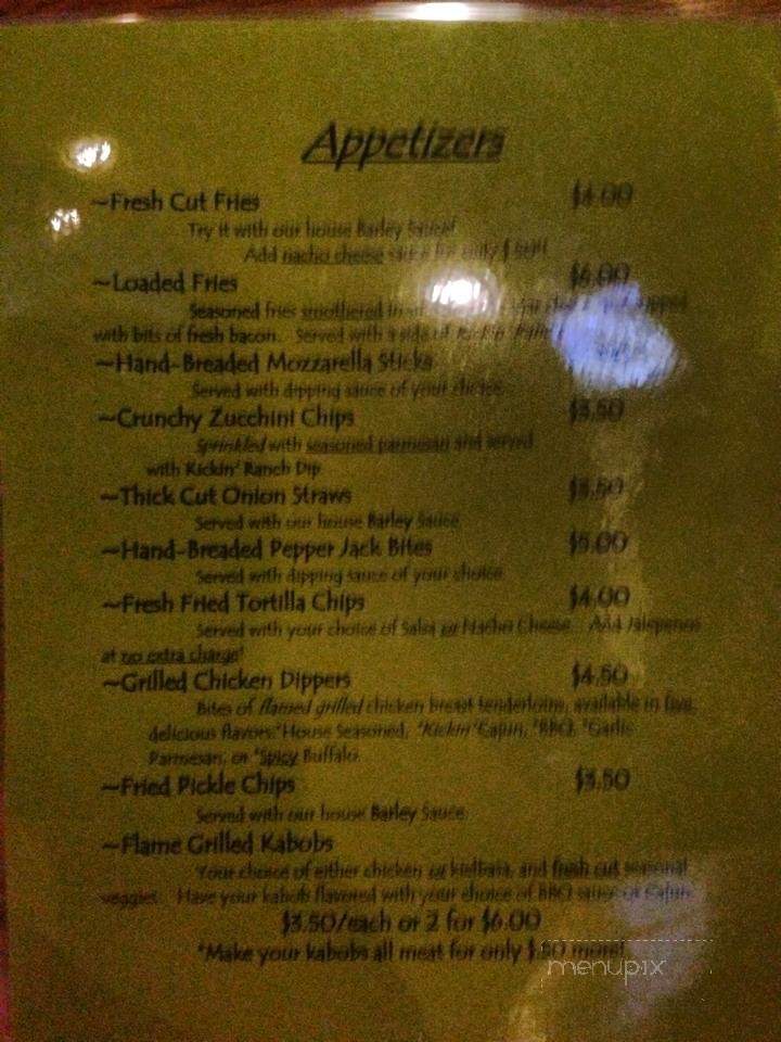 Barley - Tarentum, PA menu_pic