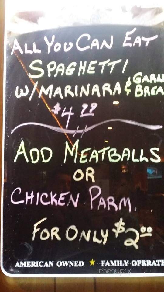 Owl's Nest - Saegertown, PA menu_pic