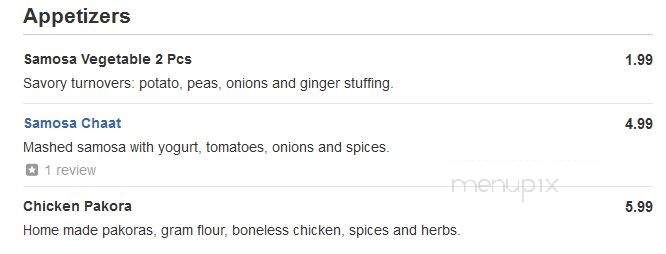 Biryani House - Hicksville, NY menu_pic