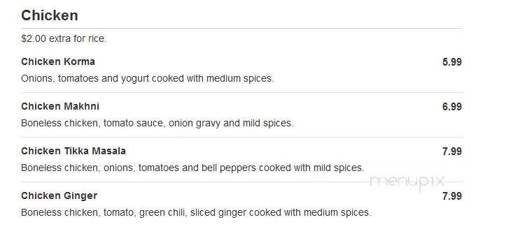 Biryani House - Hicksville, NY menu_pic