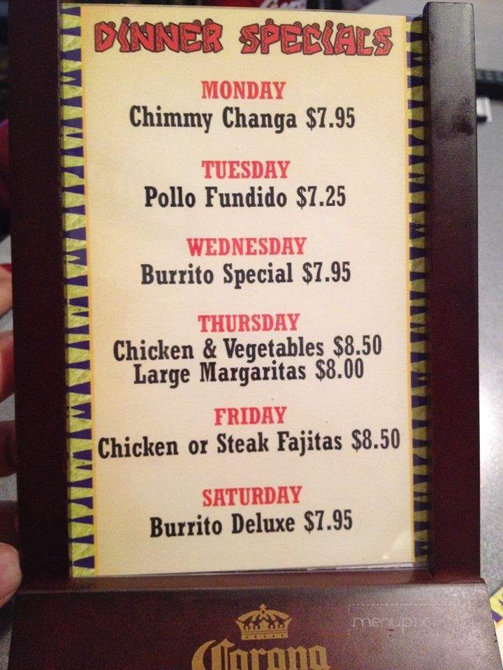 Taqueria El Manhattan - Lancaster, SC menu_pic