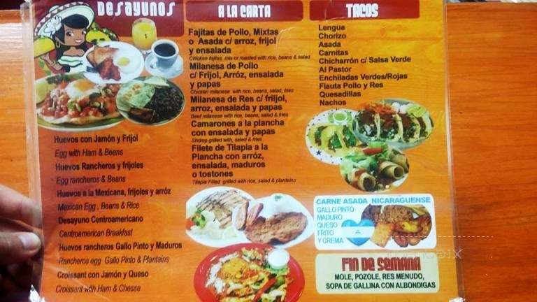 Taqueria Las Praderas - Lawrenceville, GA menu_pic