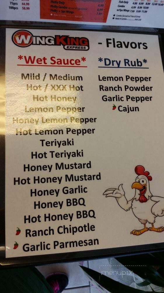 Wing King Express - Doraville, GA menu_pic