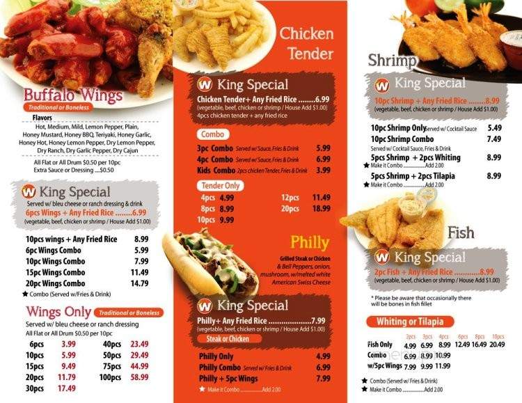 Wing King Express - Doraville, GA menu_pic