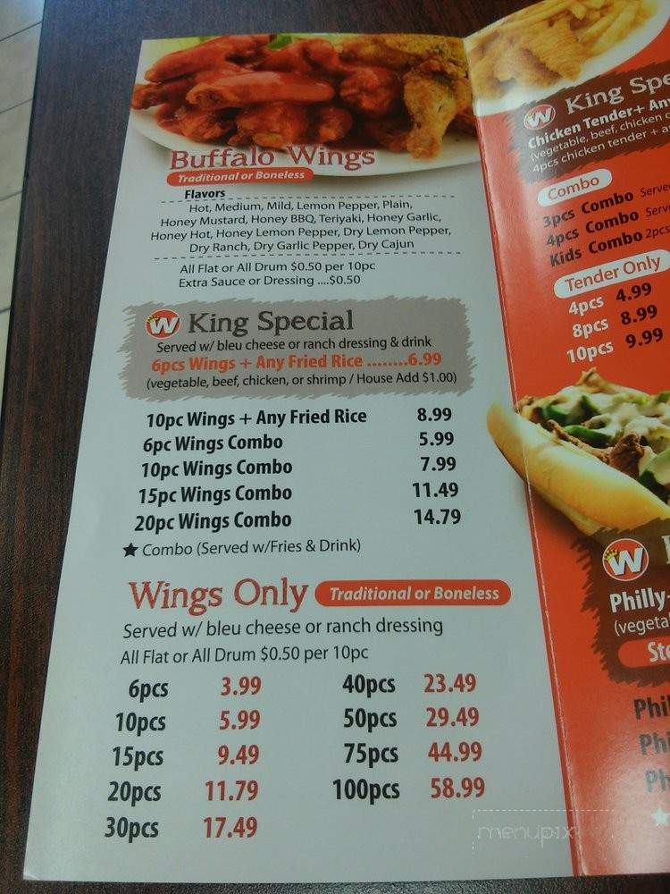 Wing King Express - Doraville, GA menu_pic