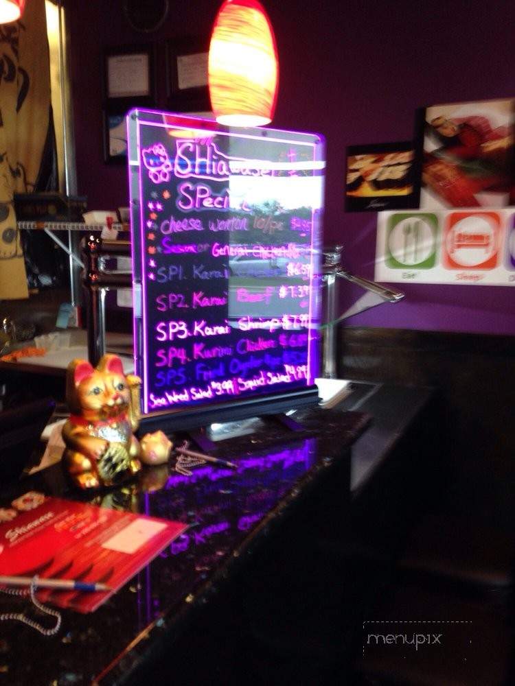 Shiawese Hibachi & Sushi - Leesburg, GA menu_pic
