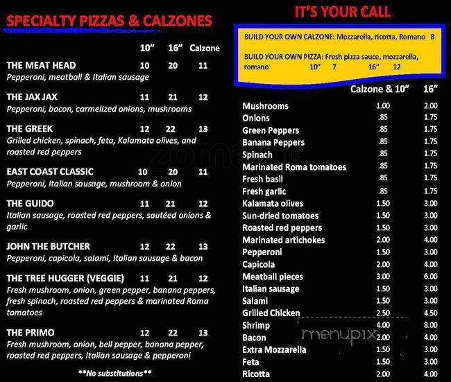 BistroItalia - Tampa, FL menu_pic