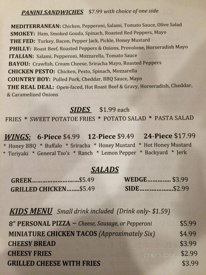 Old Country Pizza Co - Caledonia, MS menu_pic