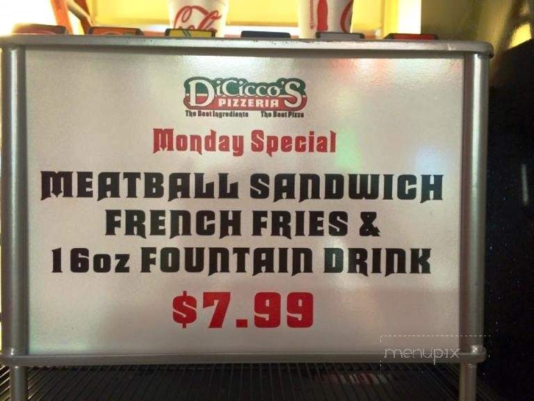DiCicco's Pizzeria - Lebanon, TN menu_pic