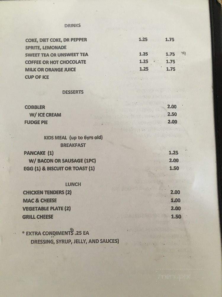 The GLADE DINER - Mount Juliet, TN menu_pic