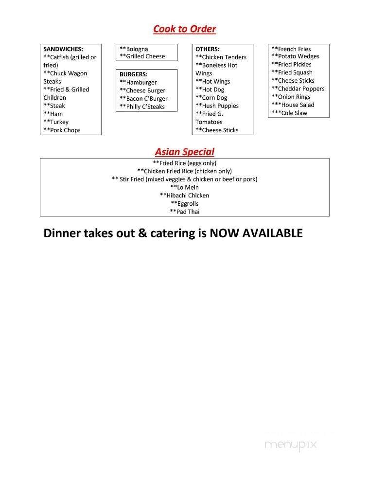 Gladeville Market And Deli - Lebanon, TN menu_pic