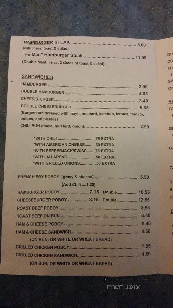 Boondocks - Picayune, MS menu_pic
