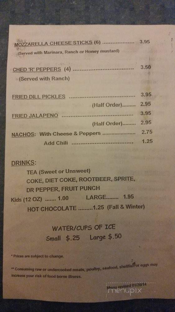 Boondocks - Picayune, MS menu_pic