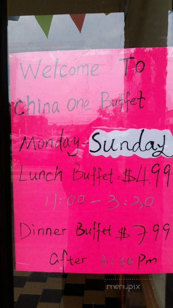 China One Buffet - Lorain, OH menu_pic