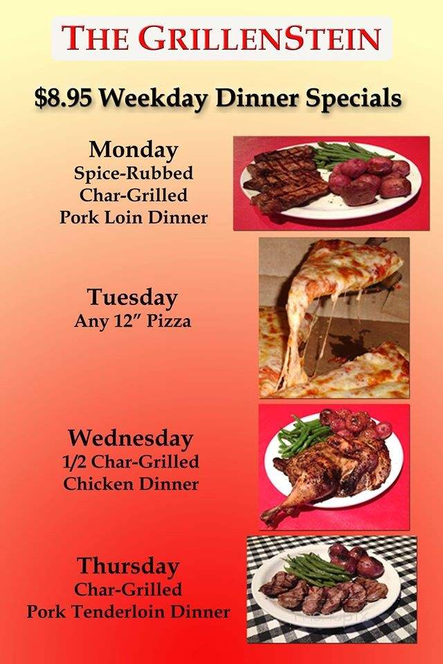 The Grillenstein - Fishers, IN menu_pic