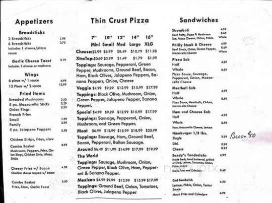 New Village Pizza - Indianapolis, IN menu_pic