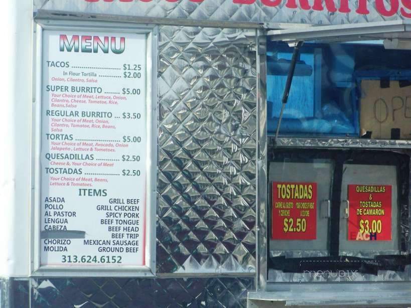 Taqueria El Paisa - Lincoln Park, MI menu_pic
