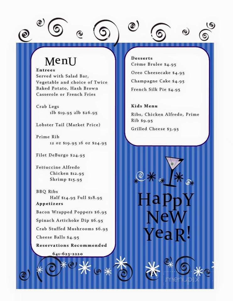 Just a Small Town Grill - Montezuma, IA menu_pic