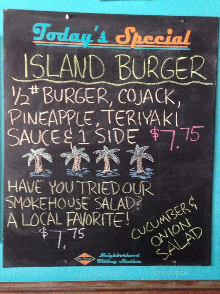 The Garage - Centerville, IA menu_pic