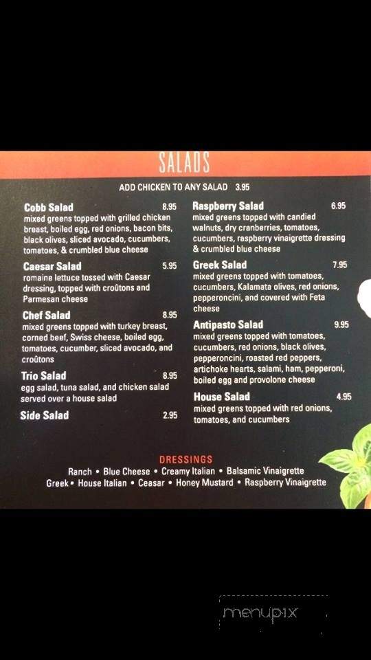 Davila's Pizza - Vero Beach, FL menu_pic