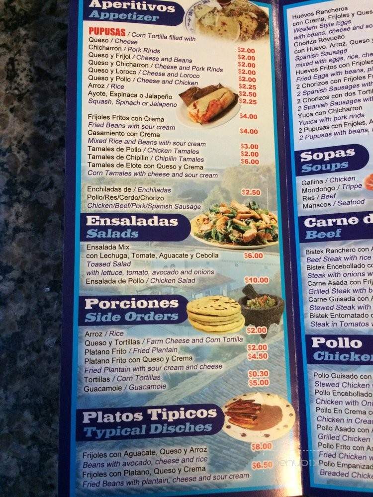 El Salvadoreno - West Haven, CT menu_pic