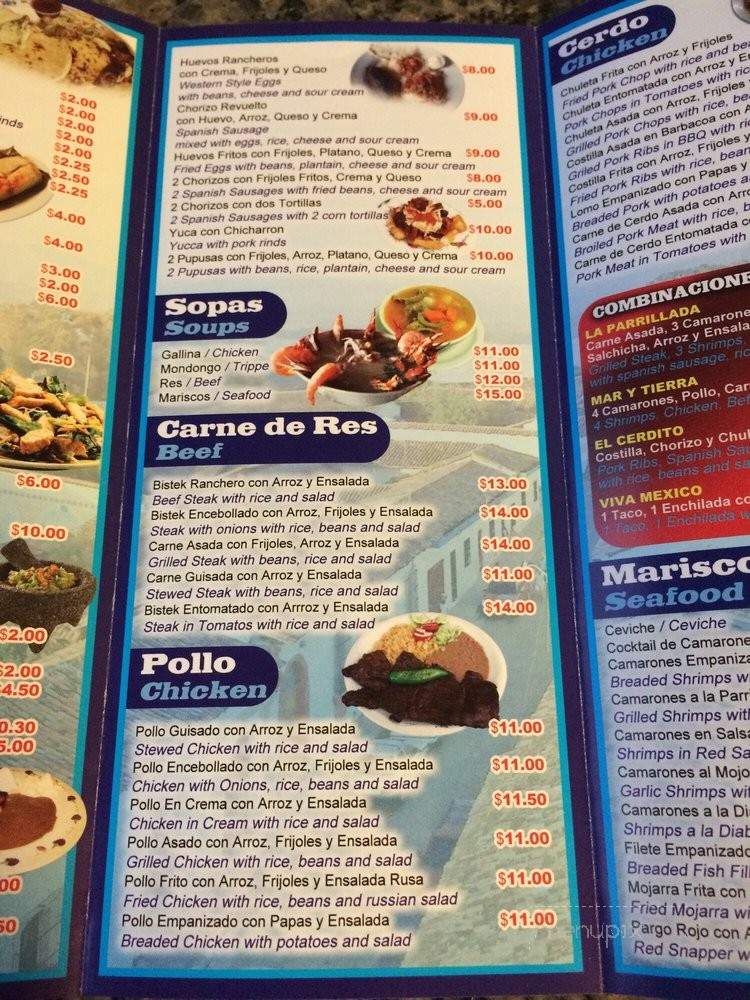 El Salvadoreno - West Haven, CT menu_pic