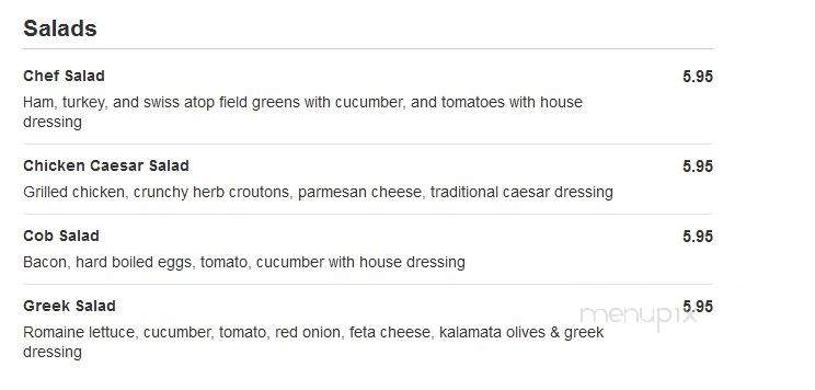 MIAMI Burger Cafe Deli - Springfield, VA menu_pic