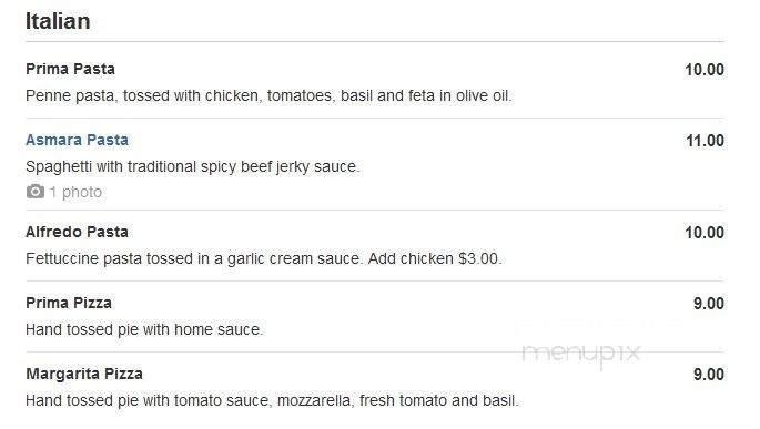 Prima Enjera - Scottdale, GA menu_pic