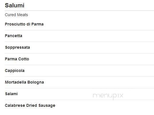 Cucina & Pizzeria Napoletana - Saint Simons Island, GA menu_pic