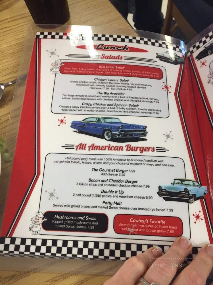 50s Diner - Broken Arrow, OK menu_pic