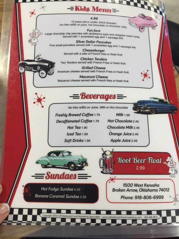 50s Diner - Broken Arrow, OK menu_pic