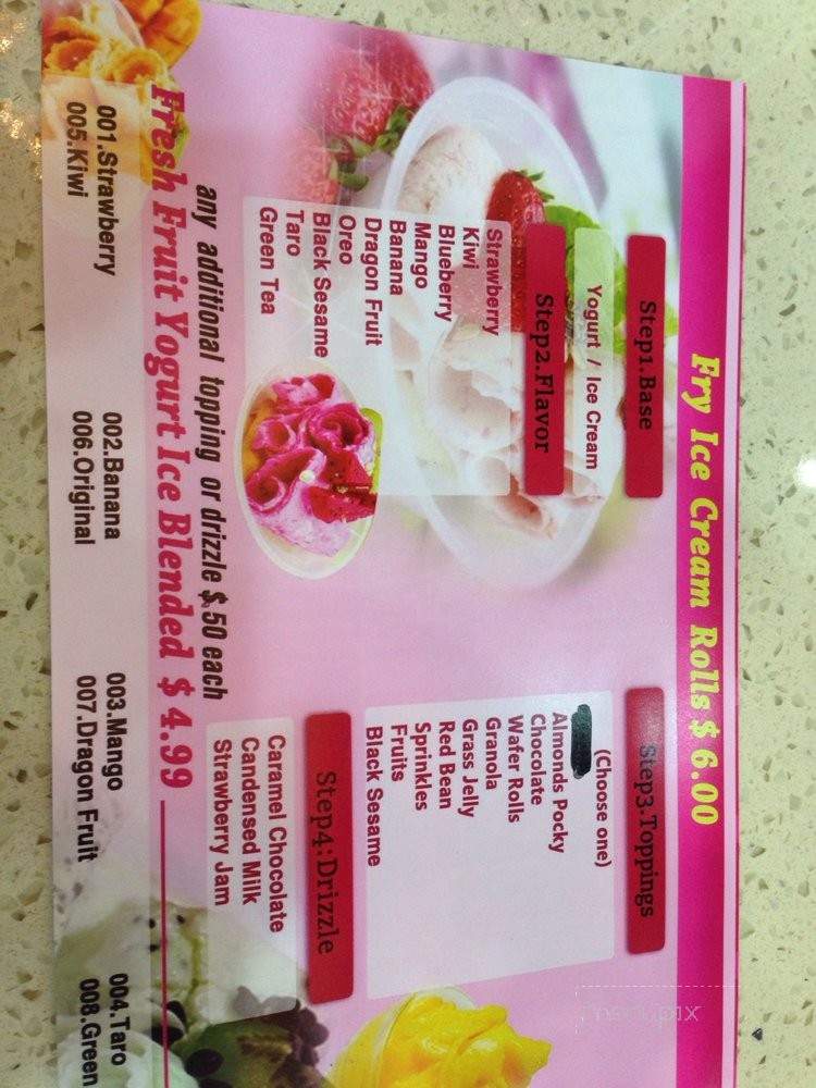 91 Fried Ice Yogurt - Bay Ridge, NY menu_pic