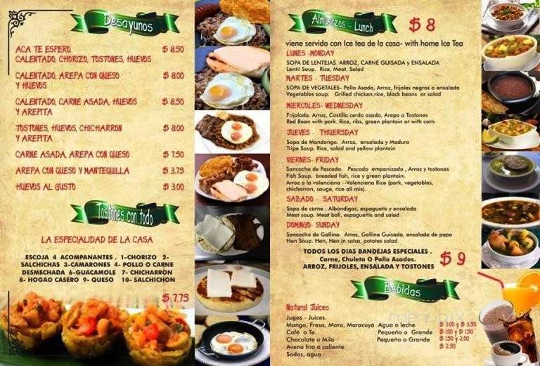 Aca te Espero - Richmond Hill, NY menu_pic