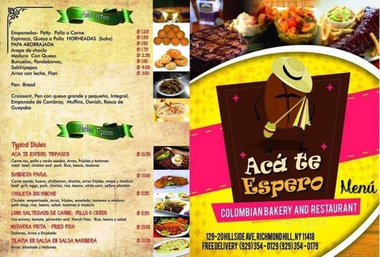 Aca te Espero - Richmond Hill, NY menu_pic
