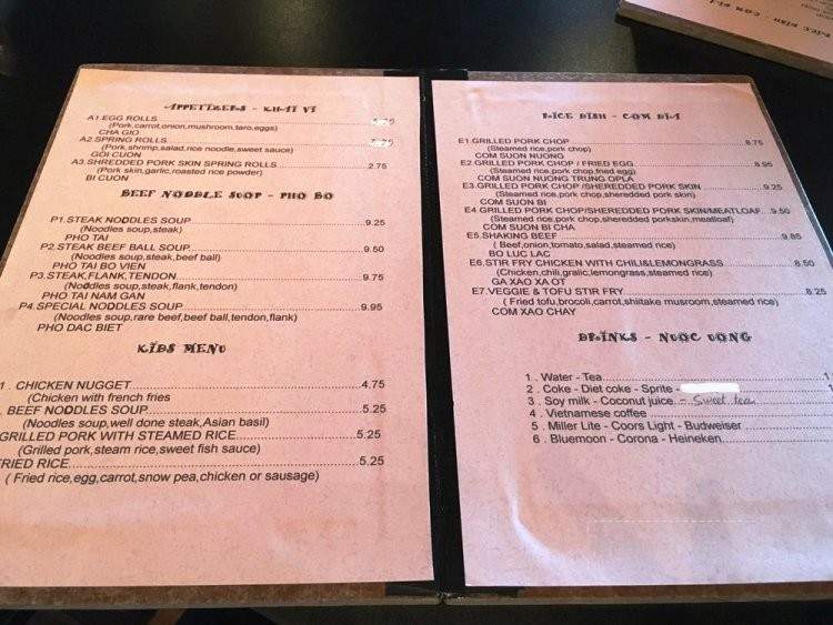 AC Band and Restaurant - Farragut, TN menu_pic