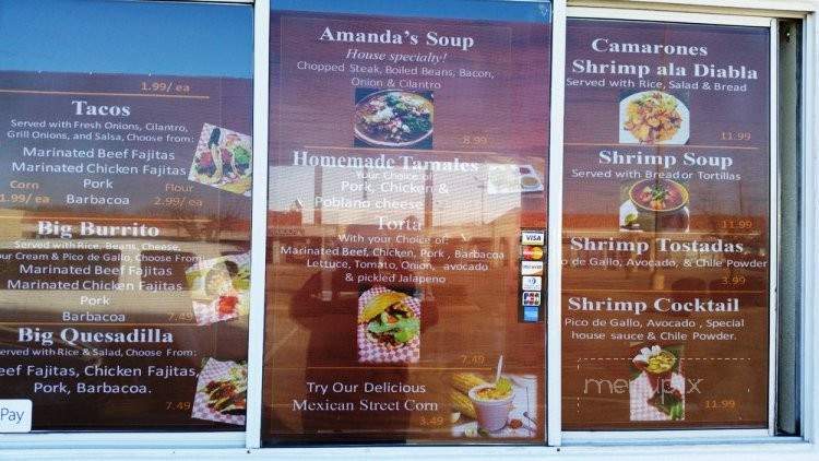 Amanda's Cabin - Allen, TX menu_pic