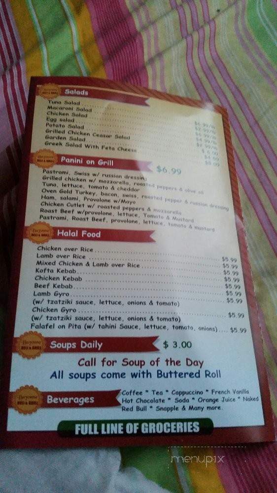 Bayonne Deli & Grill - Mariners Harbor, NY menu_pic
