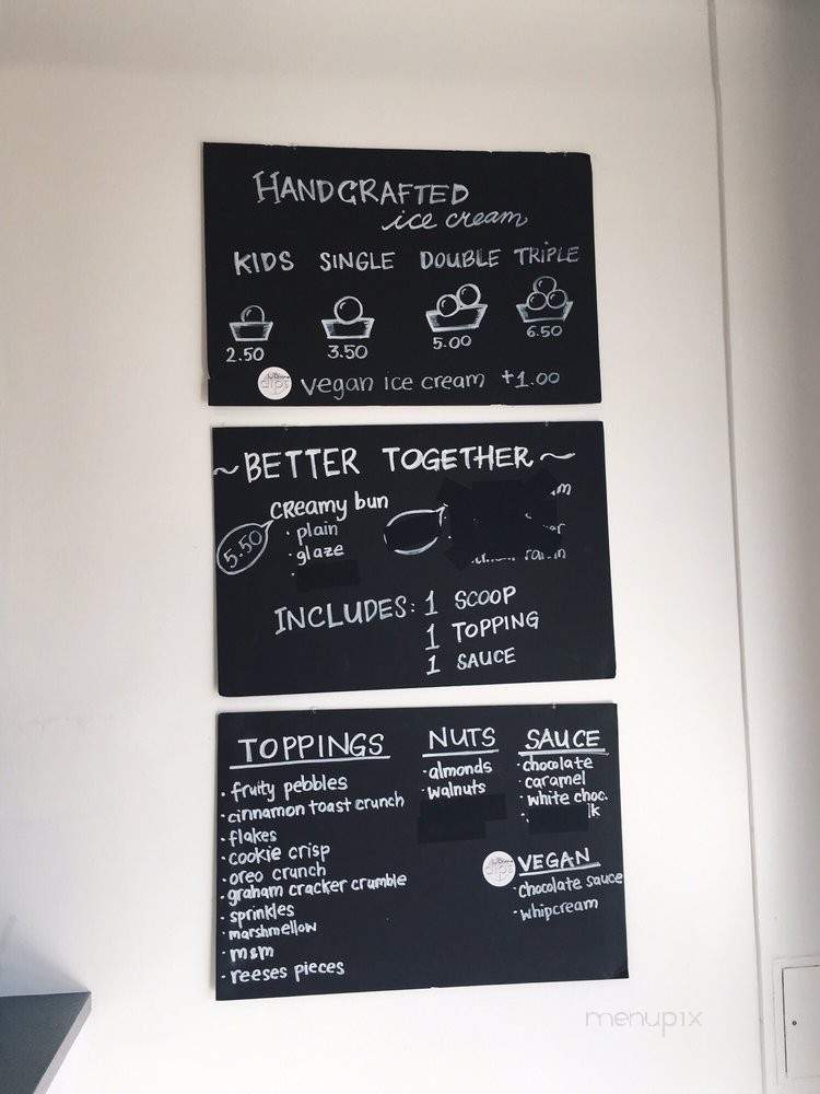 Bengees Ice Cream Crafters - Pasadena, CA menu_pic