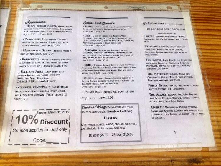 Commandoughs - Zephyrhills, FL menu_pic