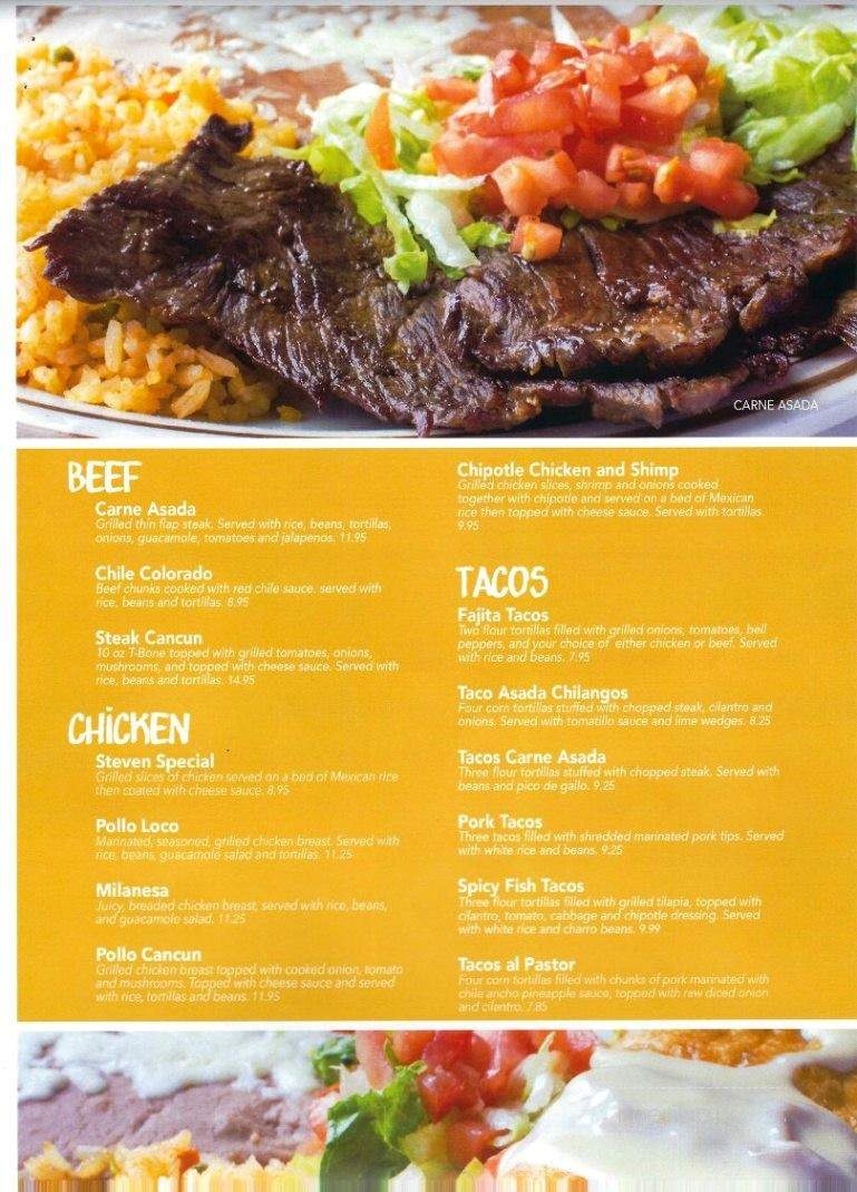 Diego's Mexican Grill - Pea Ridge, AR menu_pic