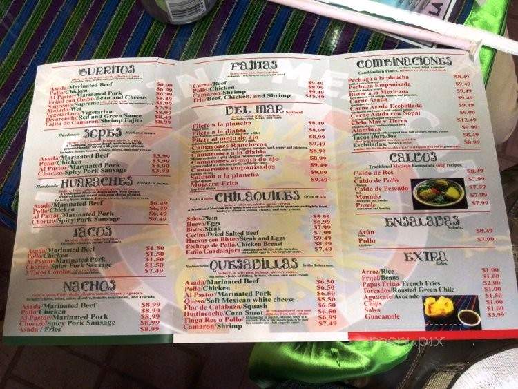 Dona Inez Mexican Cuisine - Los Angeles, CA menu_pic